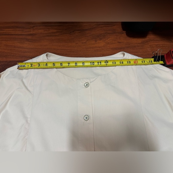 Floral Embroidered Cream Dress - Picture 4 of 9